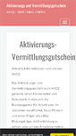 Mobile Screenshot of aktivierungs-vermittlungsgutschein.de
